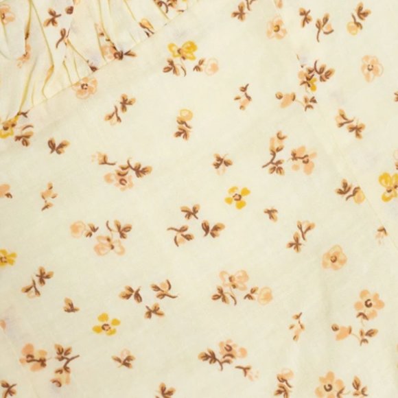 Sabo Skirt Onara Dress XS Yellow Floral Mini - Picture 4 of 7